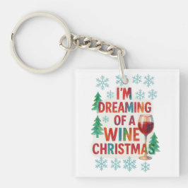 聖降誕祭って酒が飲むと笑う キーホルダー