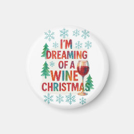 聖降誕祭って酒が飲むと笑う マグネット