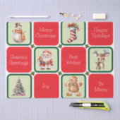 聖降誕祭とクリスマスの願い 薄葉紙 (クラフト)