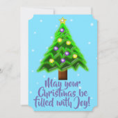 聖降誕祭に喜びが満たされますように シーズンカード (正面)