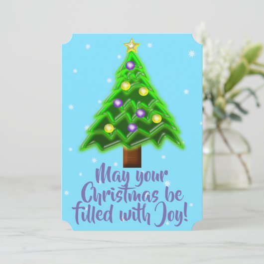 聖降誕祭に喜びが満たされますように シーズンカード (スタンド正面)