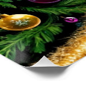 聖降誕祭のおヴィンテージさんろうそく ポスター (コーナー)