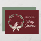 聖降誕祭のお水色をお楽しみいただきたい シーズンカード (正面/裏面)