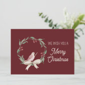 聖降誕祭のお水色をお楽しみいただきたい シーズンカード (スタンド正面)