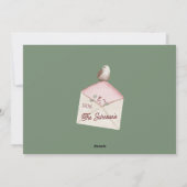 聖降誕祭のお水色をお楽しみいただきたい シーズンカード (裏面)