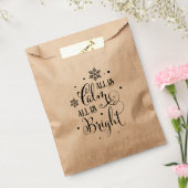 聖降誕祭のお洒落祭日は穏かだ フェイバーバッグ (封をした状態)