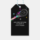 聖降誕祭のお目出しベーキング ギフトタグ (裏面)