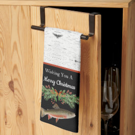 聖降誕祭のお目出しマスをお願い キッチンタオル