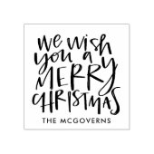 聖降誕祭のお目出し名前をカスタムする ラバースタンプ (インプリント)