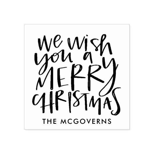 聖降誕祭のお目出し名前をカスタムする ラバースタンプ (インプリント)