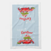 聖降誕祭のお目出し用キッチンタオル。 キッチンタオル (縦)