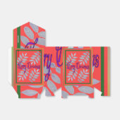 聖降誕祭のお目出し銀葉の フェイバーボックス (折り畳みなし)