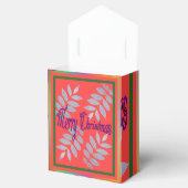 聖降誕祭のお目出し銀葉の フェイバーボックス (オープン)