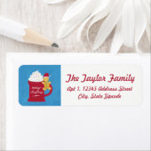 聖降誕祭のお目出し ラベル (インサイチュ)