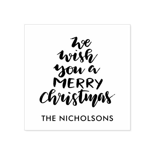 聖降誕祭のお目出とうございます ラバースタンプ (インプリント)