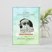 聖降誕祭のお目出とう，最も難しい時クール代にサンタ シーズンカード (スタンド正面)