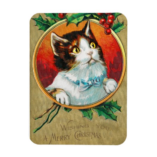 聖降誕祭のお祝いを楽しみながら マグネット (縦)