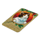 聖降誕祭のお祝いを楽しみながら マグネット (左側)