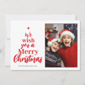 聖降誕祭のお祝いを申し上げたい シーズンカード (正面)