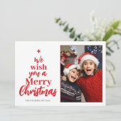 聖降誕祭のお祝いを申し上げたい シーズンカード (スタンド正面)