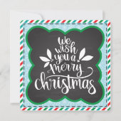 聖降誕祭のお祝いを申し上げます シーズンカード (正面)