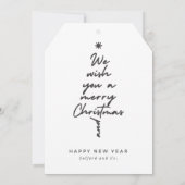 聖降誕祭のお祝いカードをお持ち下さい カード (裏面)