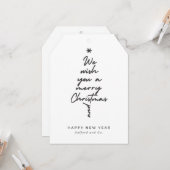 聖降誕祭のお祝いカードをお持ち下さい カード (正面/裏面インサイチュ)