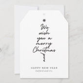 聖降誕祭のお祝いカードをお持ち下さい カード (正面)