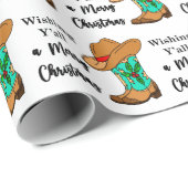 聖降誕祭のお祝いボーイのブーツをお願い ラッピングペーパー (ロールコーナー)