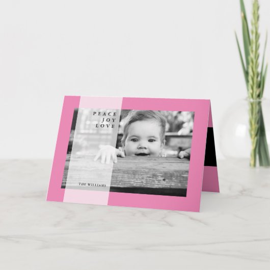 聖降誕祭のお祝い愛 シーズンカード (正面)