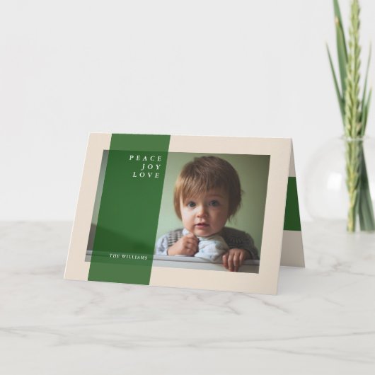 聖降誕祭のお祝い愛 シーズンカード (正面)