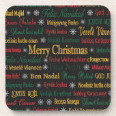 聖降誕祭のお祝い違うを | コースター (正面)