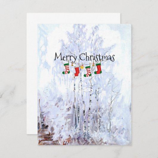 聖降誕祭のお祝い (正面/裏面)