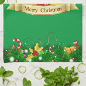 聖降誕祭のお祝い キッチンタオル (折り畳み)