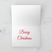 聖降誕祭のお祝い シーズンカード (内部)