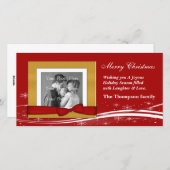 聖降誕祭のお祝い シーズンカード (正面/裏面)