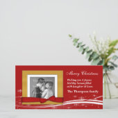 聖降誕祭のお祝い シーズンカード (スタンド正面)