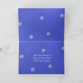 聖降誕祭のお祝い シーズンカード (内部)