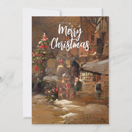 聖降誕祭のお祝い シーズンカード (正面)