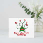 聖降誕祭のお祝い シーズンポストカード (スタンド正面)