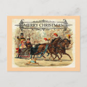 聖降誕祭のお祝い シーズンポストカード (正面)