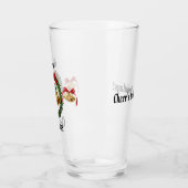 聖降誕祭のお祝い、リースと鐘 タンブラーグラス (左)