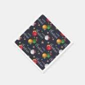 聖降誕祭のお祝い |休日 スタンダードカクテルナプキン (角)