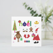 聖降誕祭のお祝い 招待状 (スタンド正面)