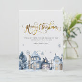 聖降誕祭のお祝い 招待状 (スタンド正面)