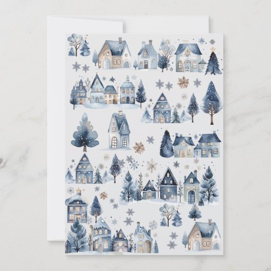 聖降誕祭のお祝い 招待状 (裏面)