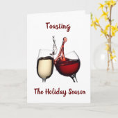 ***聖降誕祭のお祝い***特別トースト カード (黄色い花)