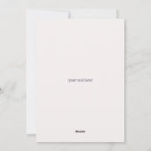 聖降誕祭のお祭り騒ぎを楽しむシロクマのピンク色おもしろいである シーズンカード (裏面)