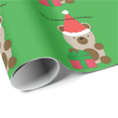 聖降誕祭のお祭り騒ぎを楽しむ ラッピングペーパー (ロールコーナー)