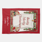 聖降誕祭のお祭り キッチンタオル (横)